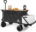 Whitsunday Collapsible Wagon with Tailgate and Big Wheel - Heavy Duty
