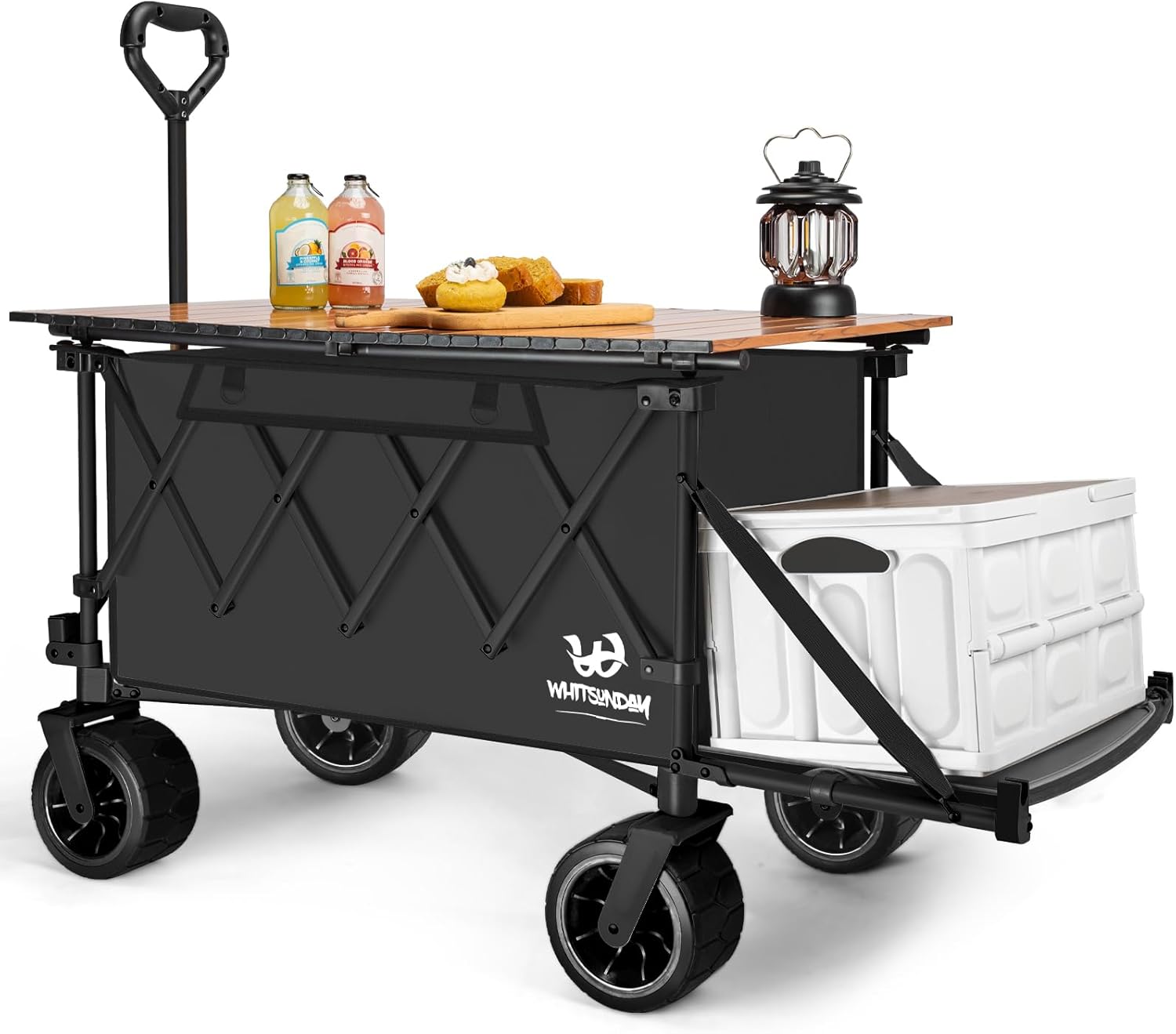 Whitsunday Collapsible Wagon with Tailgate for Outdoor Use