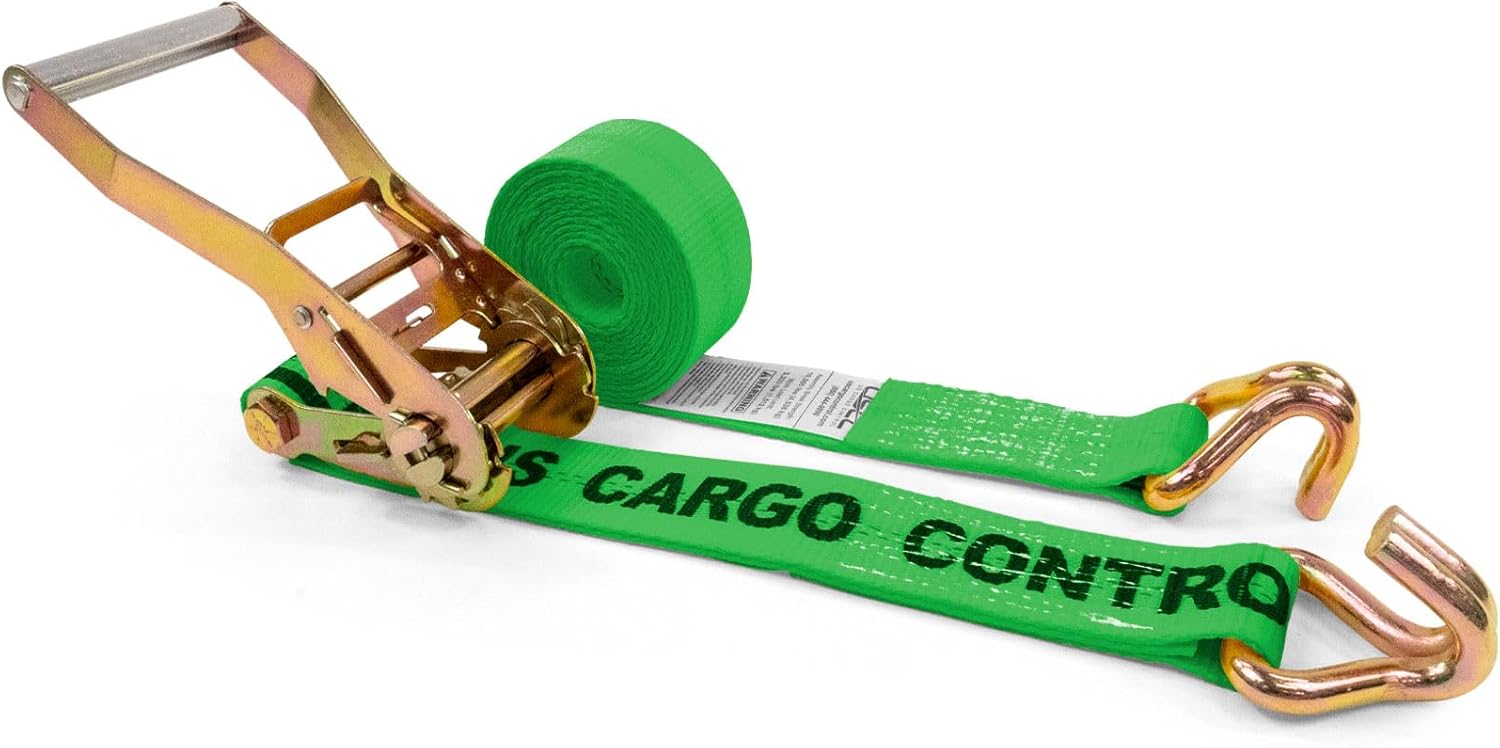 US Cargo Control Wire Hook Ratchet Strap for Heavy Loads