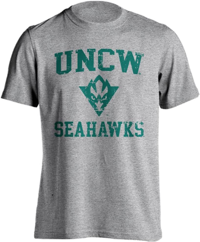 UNC Wilmington Seahawks Distressed Retro Short Sleeve T-Shirt