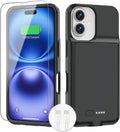 Charging Case for iPhone 16/16e - Slim 8500mAh 15W Fast Backup