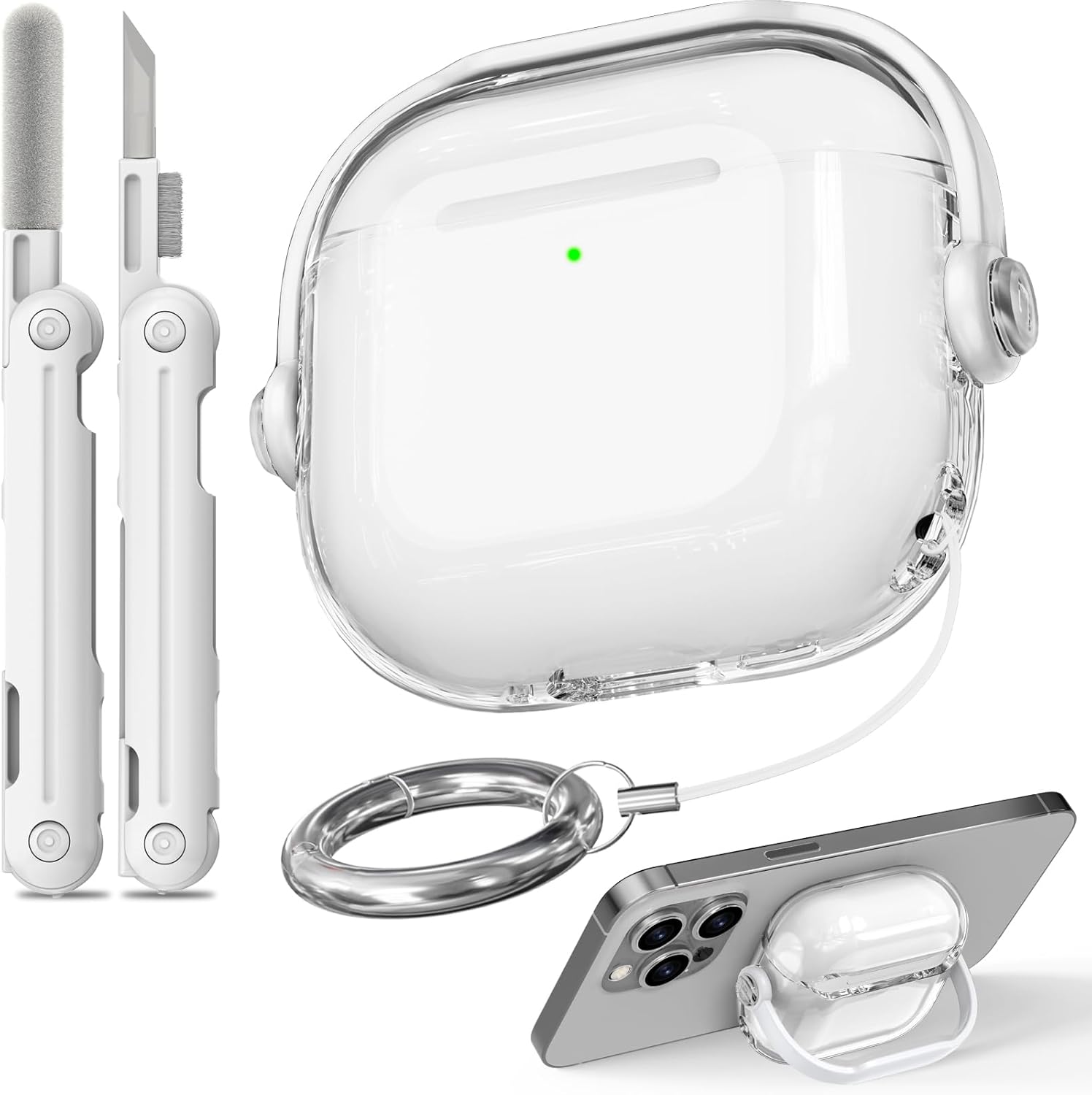 Secure Airpods 4 Case w/ Drop Protection & Cleaner Kit - Wowwat