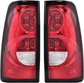 Rear Tail Lights Compatible with Chevy Silverado 2003-2006 - Durable