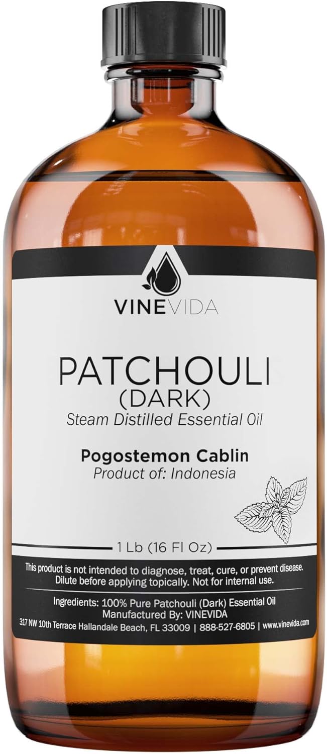 VINEVIDA Patchouli Essential Oil for DIY Candlemaking and Soap