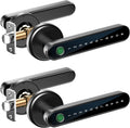 Fingerprint Door Lock with Keypad and Handle - Keyless Entry