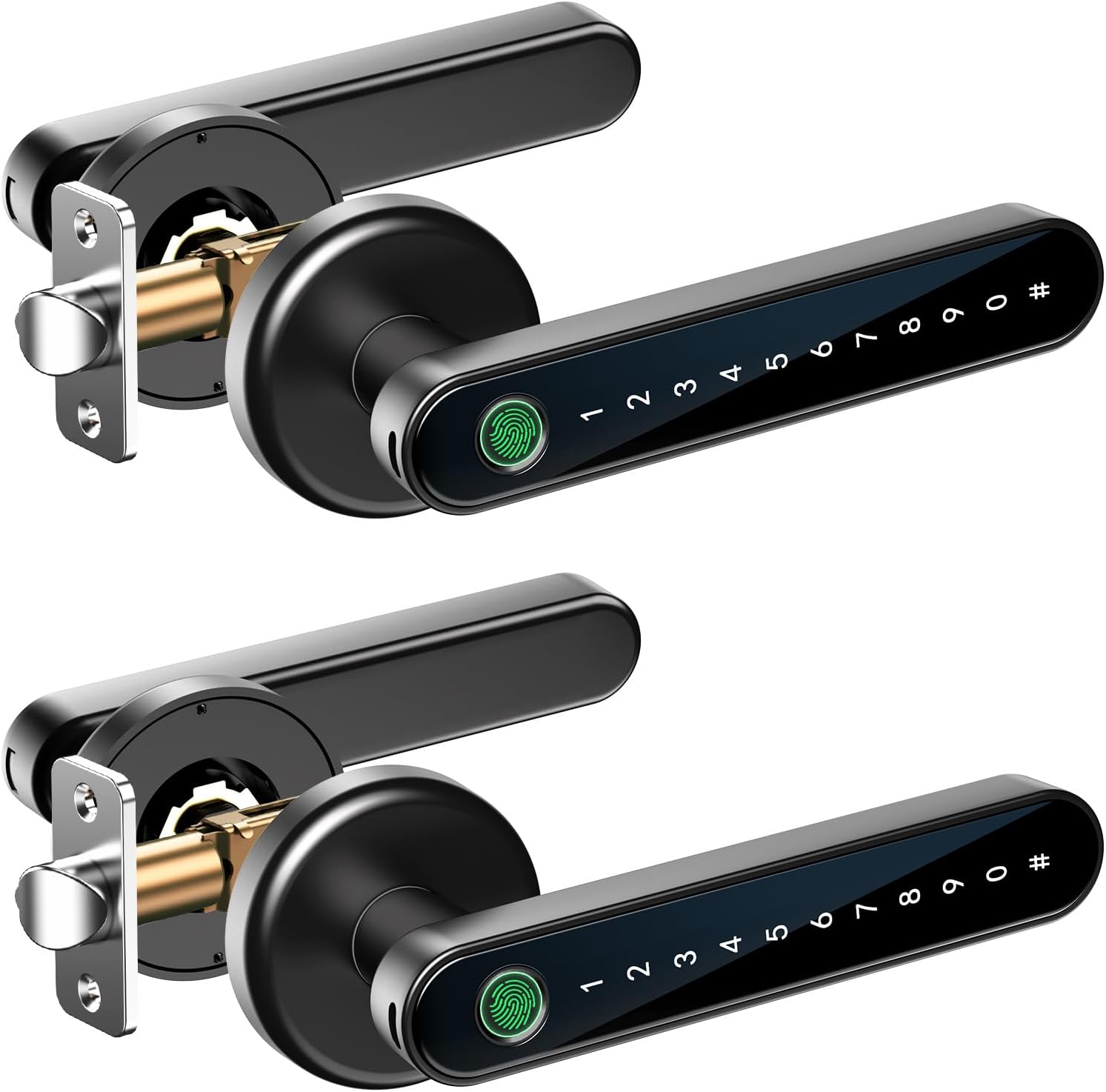 IRONZON Fingerprint Door Lock with Keypad for Home and Office