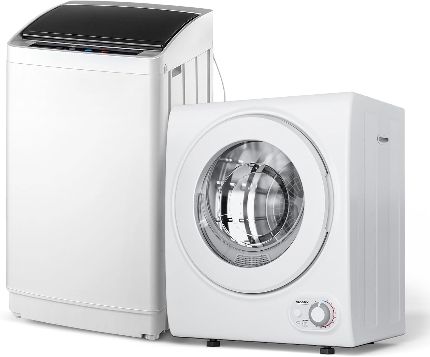 Compact Laundry Washer and Dryer Combo Set for Apartments