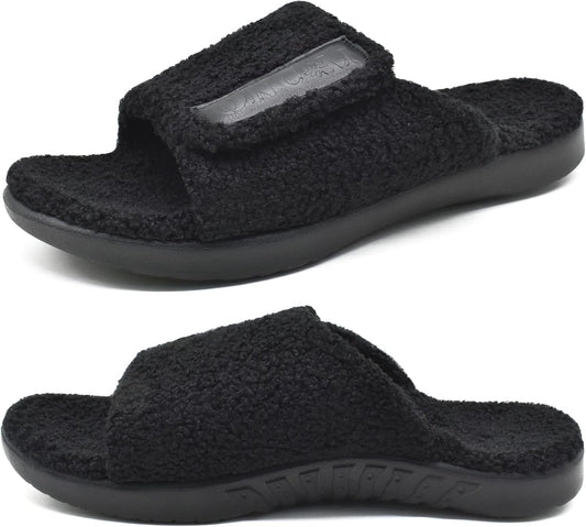 ONCAI Mens House Slippers with Arch Support for Comfort
