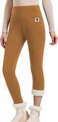 Women's Sherpa Fleece Lined Winter Leggings - Thick Warm Joggers