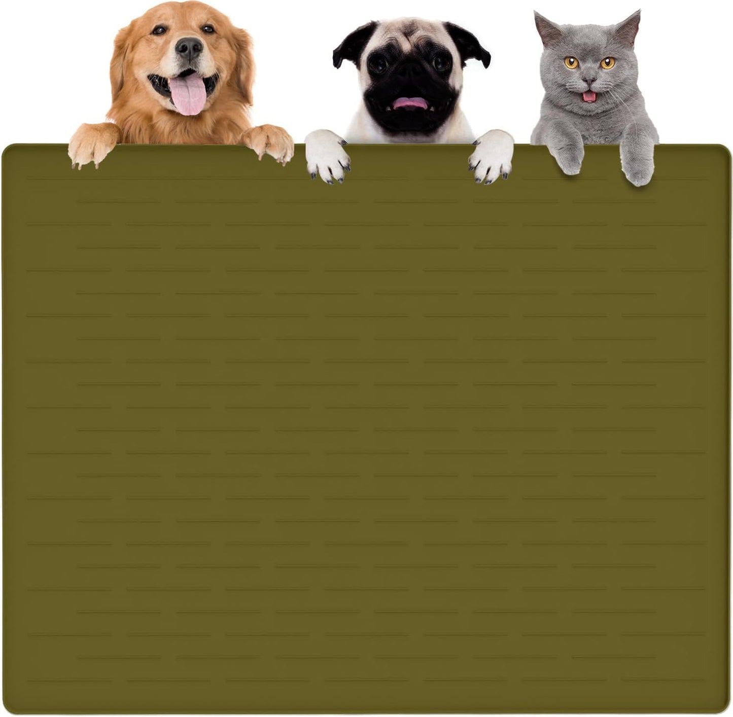 Largest Dog Food Mat for Mess-Free Feeding and Watering