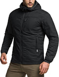 CQR Men's Lightweight Insulated Jacket - Warm, Windproof Active Coat