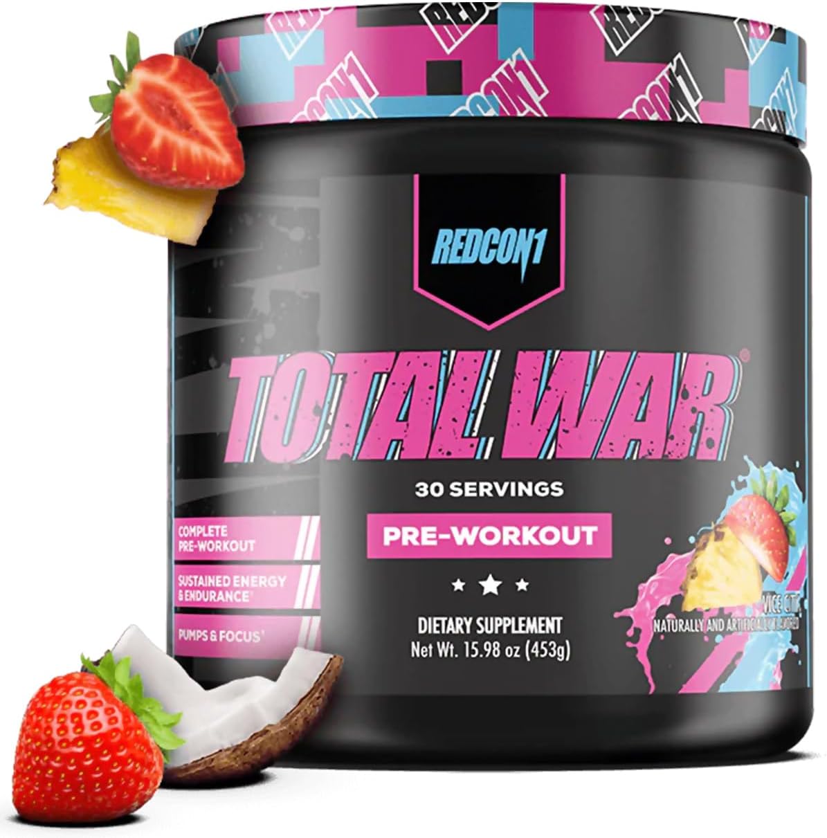 Total War Pre Workout for Men & Women - Unstoppable Energy Boost