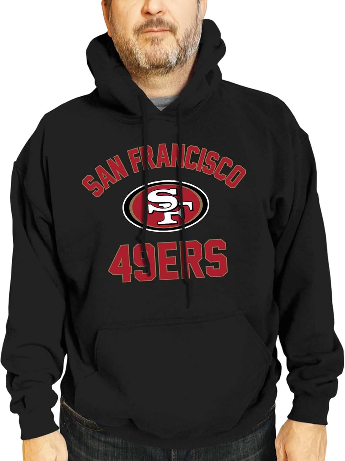 San Francisco 49ers Adult Gameday Hooded Sweatshirt for Fans