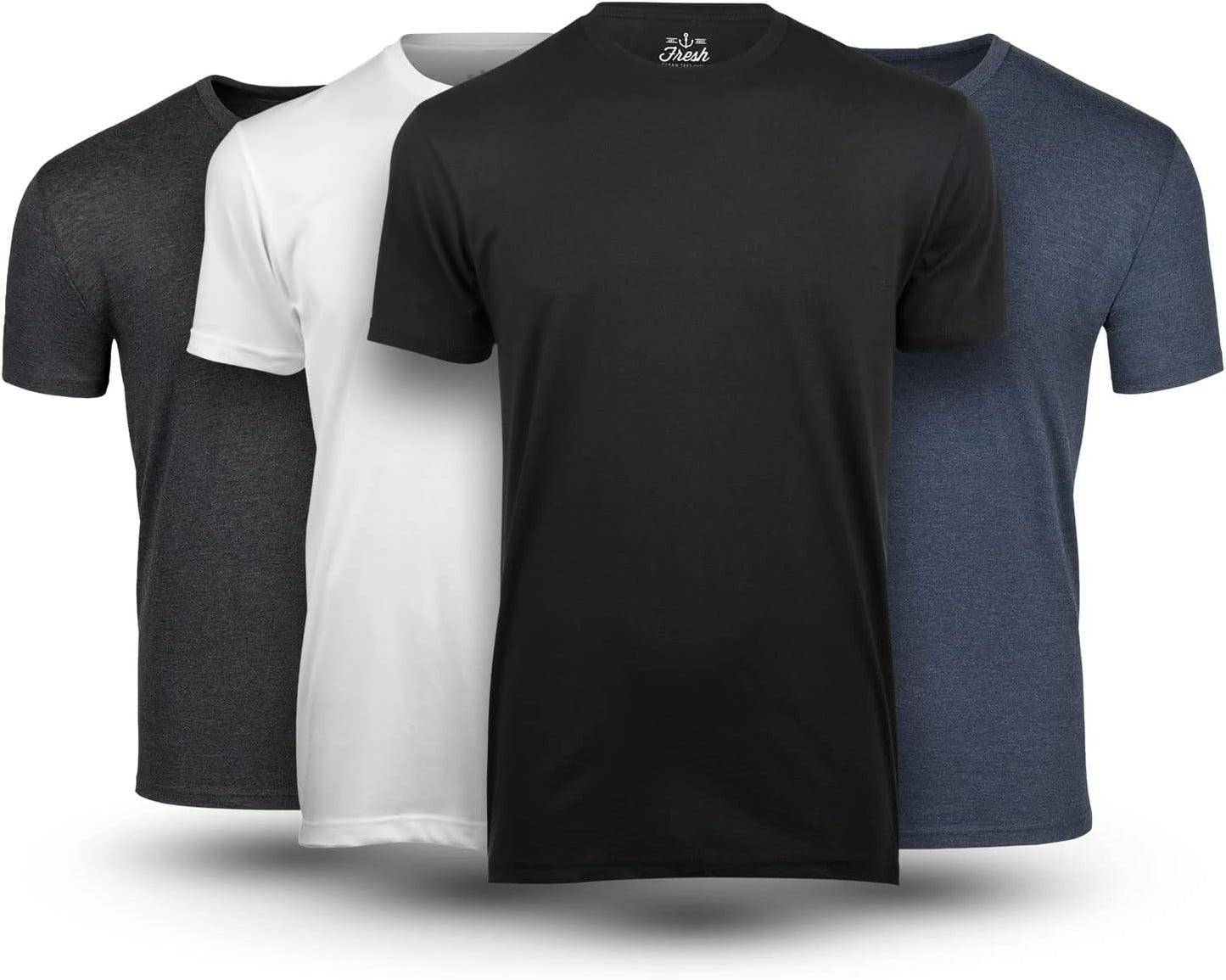 Fresh Clean Threads Men's Crew Neck T-Shirts for Ultimate Comfort