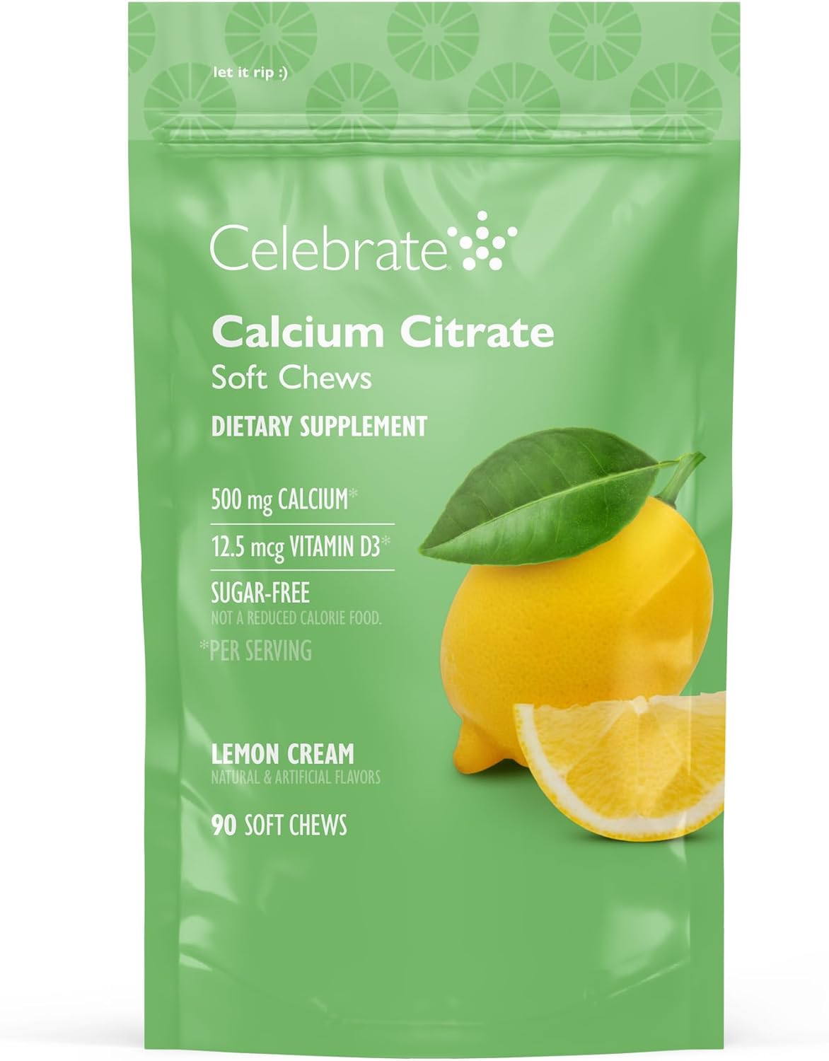 Celebrate Vitamins Bariatric Calcium Citrate Soft Chews for Health