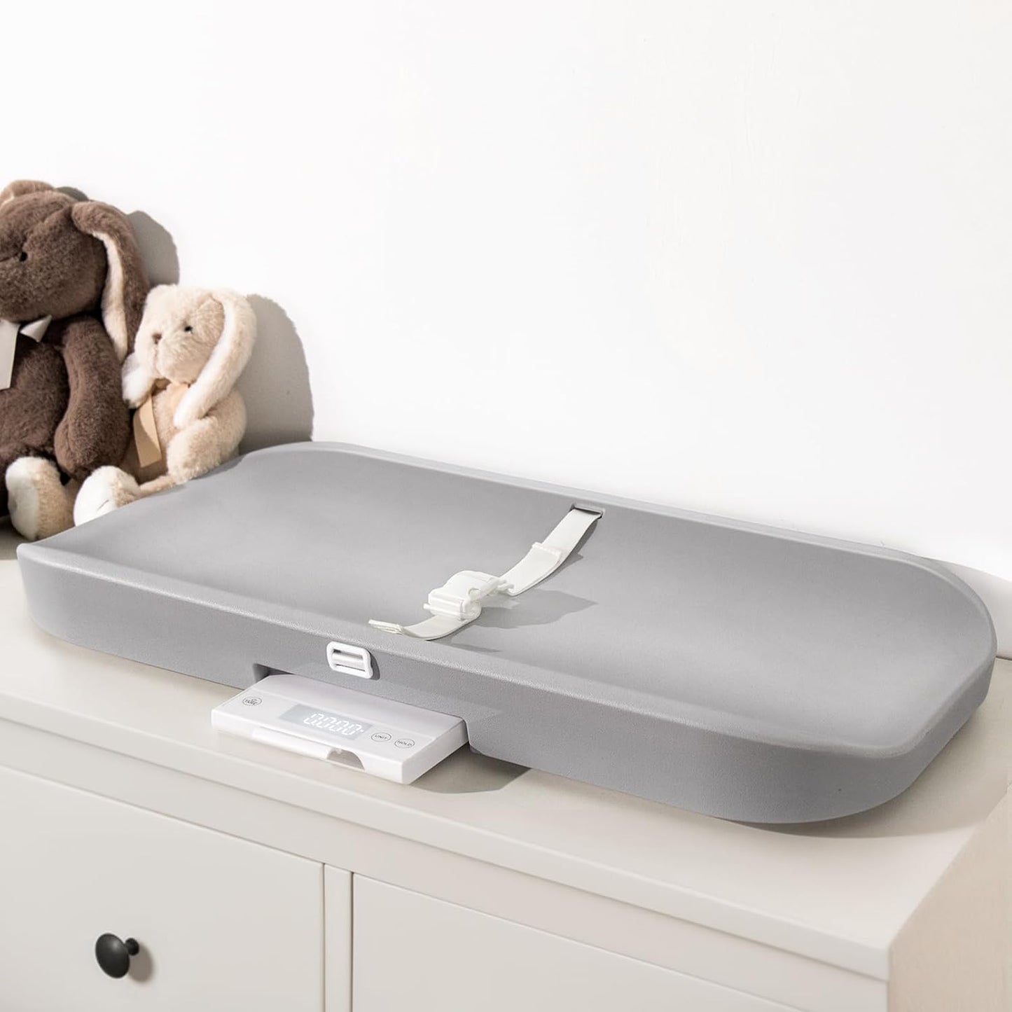 2 in 1 Baby Changing Pad and Scale for Accurate Weighing