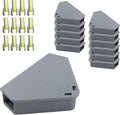 Mouse Station with Keys Grey 12 Pack - Secure, Reusable Stations
