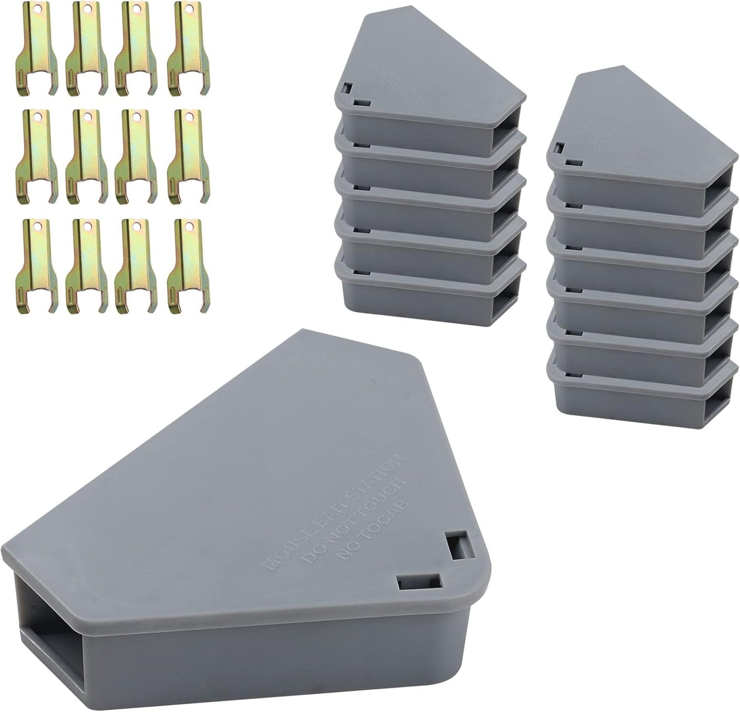 Anblak Mouse Station Set of 12 Pack for Indoor and Outdoor Use