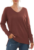 Jouica Women's Lightweight V Neck Batwing Sweater - Soft Knit