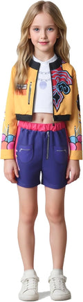 Children's costumes girls' cosplay pop singer stage costumes - Bright