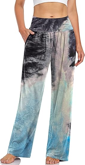 UEU Women's Casual Loose Wide Leg Cozy Pants for Comfort