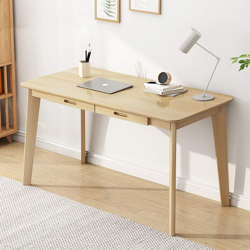IOTXY Solid Wood Writing Desk for Home Office Workbench Use