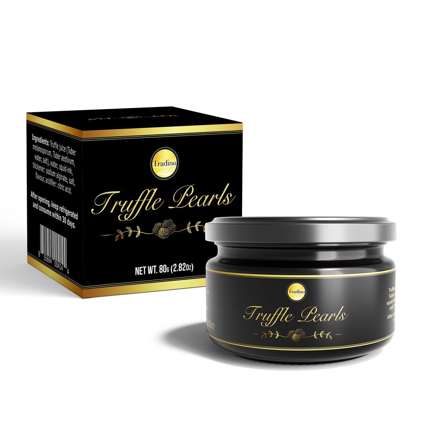 Tradino Premium Black Truffle Pearls for Gourmet Dishes