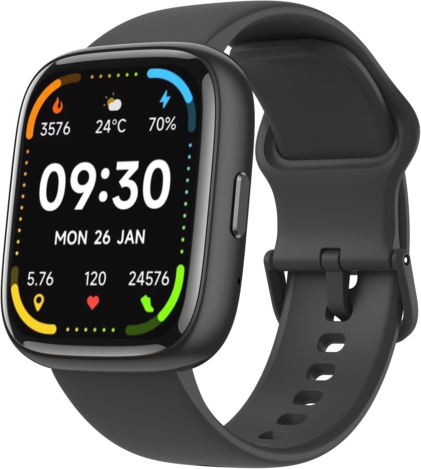 Alexa Smartwatch, Answer Calls, HD Fitness, IP68, Heart Rate Monitor