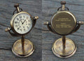 PORTHO Custom Antique Desk Clock - Personalized Vintage Table Watch