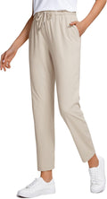 CRZ YOGA Womens 4-Way Stretch Ankle Golf Pants - Versatile 7/8 Work