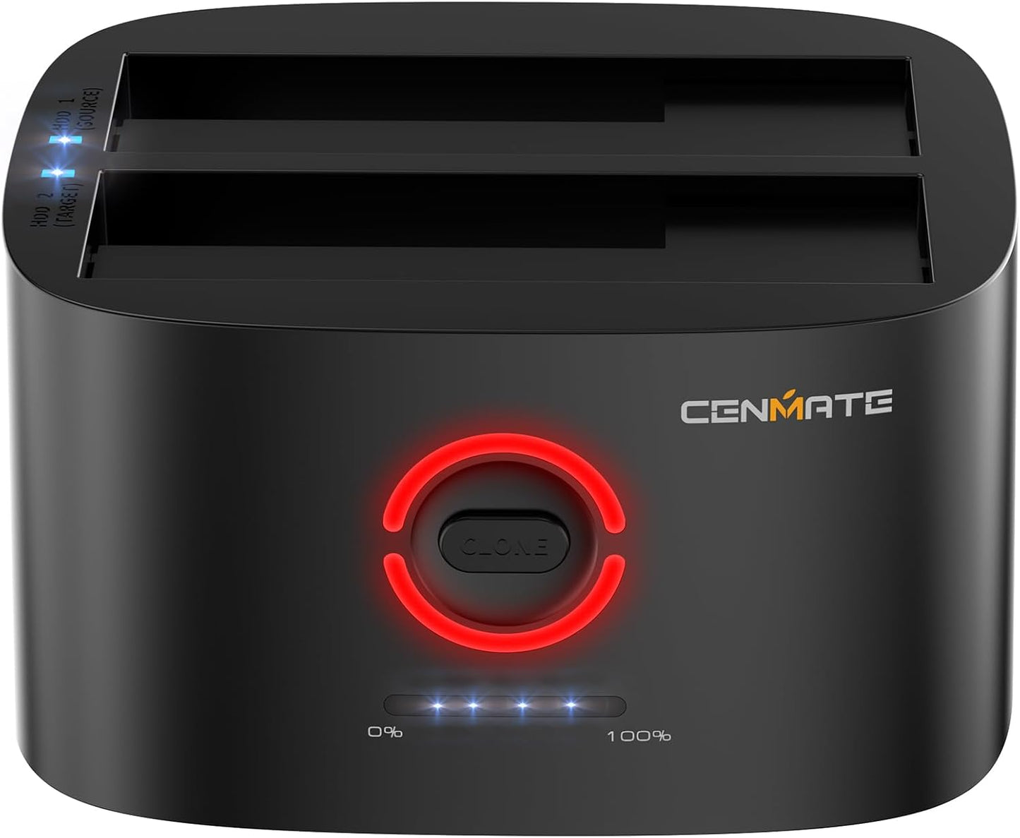 High-Speed Dual Bay HDD Docking Station - Clone & Transfer Data Effortlessly