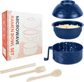 Microwave Ramen Cooker Ramen Bowl Set - Compact Dorm & Apartment