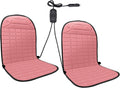 Seat Cushion Comfortable Winter Seat Cover for Full Back - 2 PCS Pink
