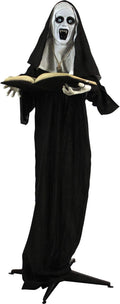 Life-Size Scary Talking Witch Nun Animatronic - Touch Activated Horror
