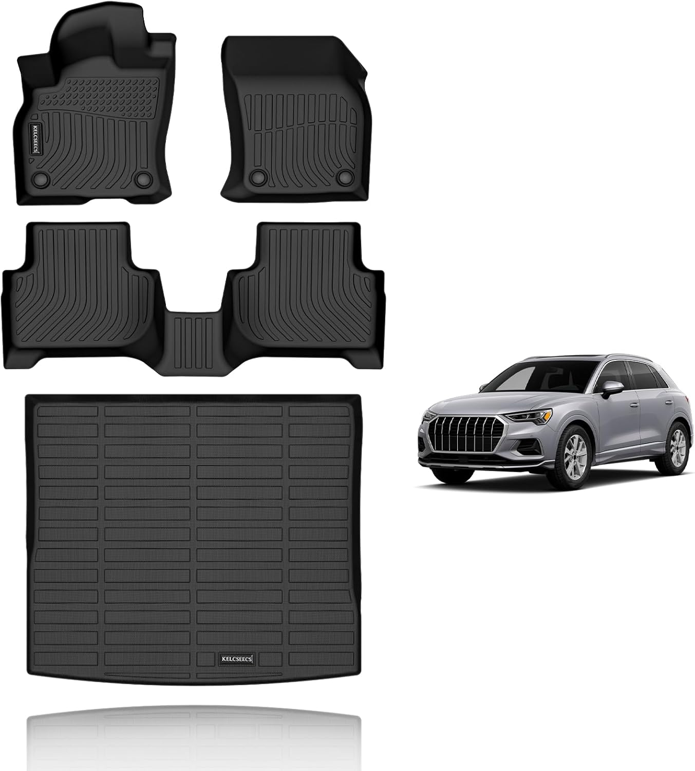 Custom Floor Mats for Audi Q3 2019-2025 - All Weather Protection