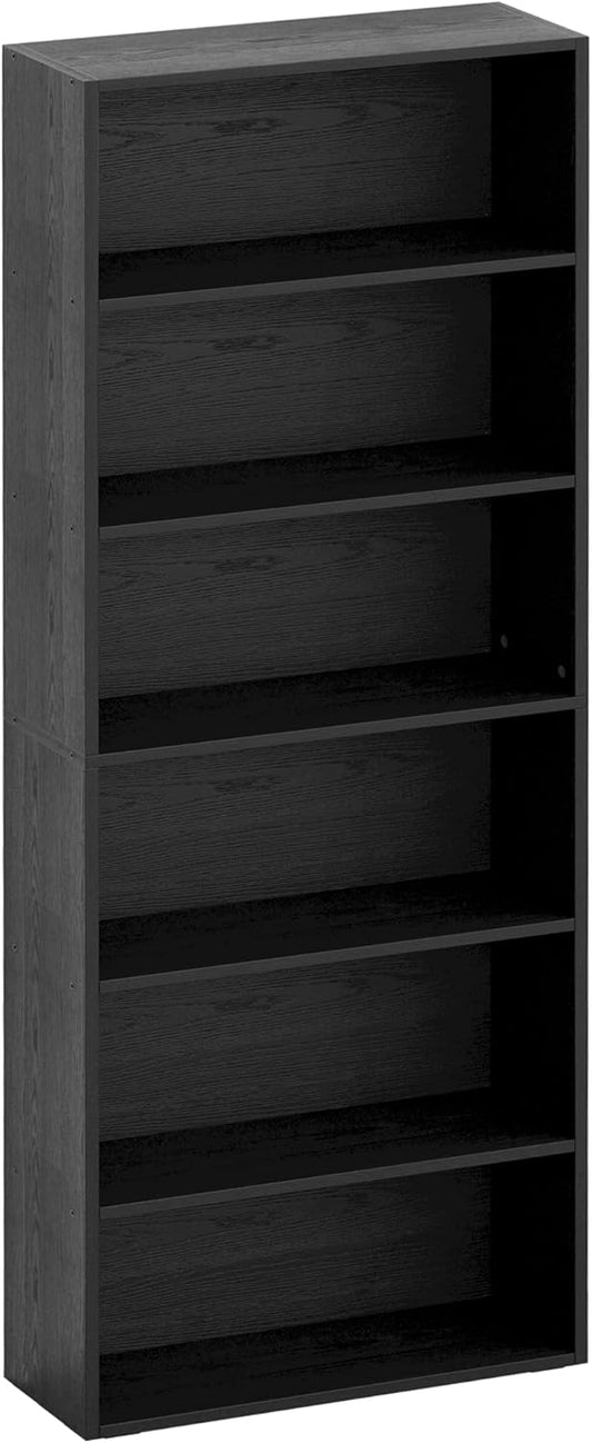IRONCK 6 Tier Tall Bookcase for Home Office and Living Room