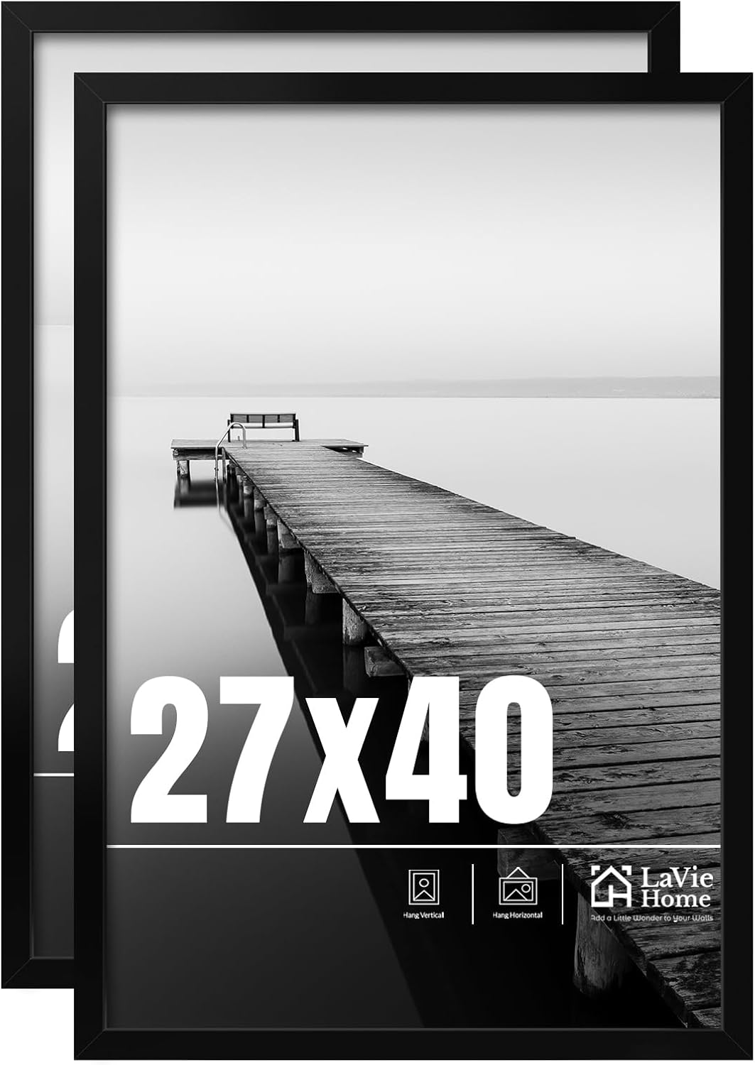 27x40 Picture Frame Set for Vertical or Horizontal Display