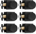 Matte Black Interior Privacy Door Knobs - Heavy Duty Square Set
