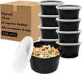 Karat 12oz Black Round Deli Containers with Lids - Reliable Food