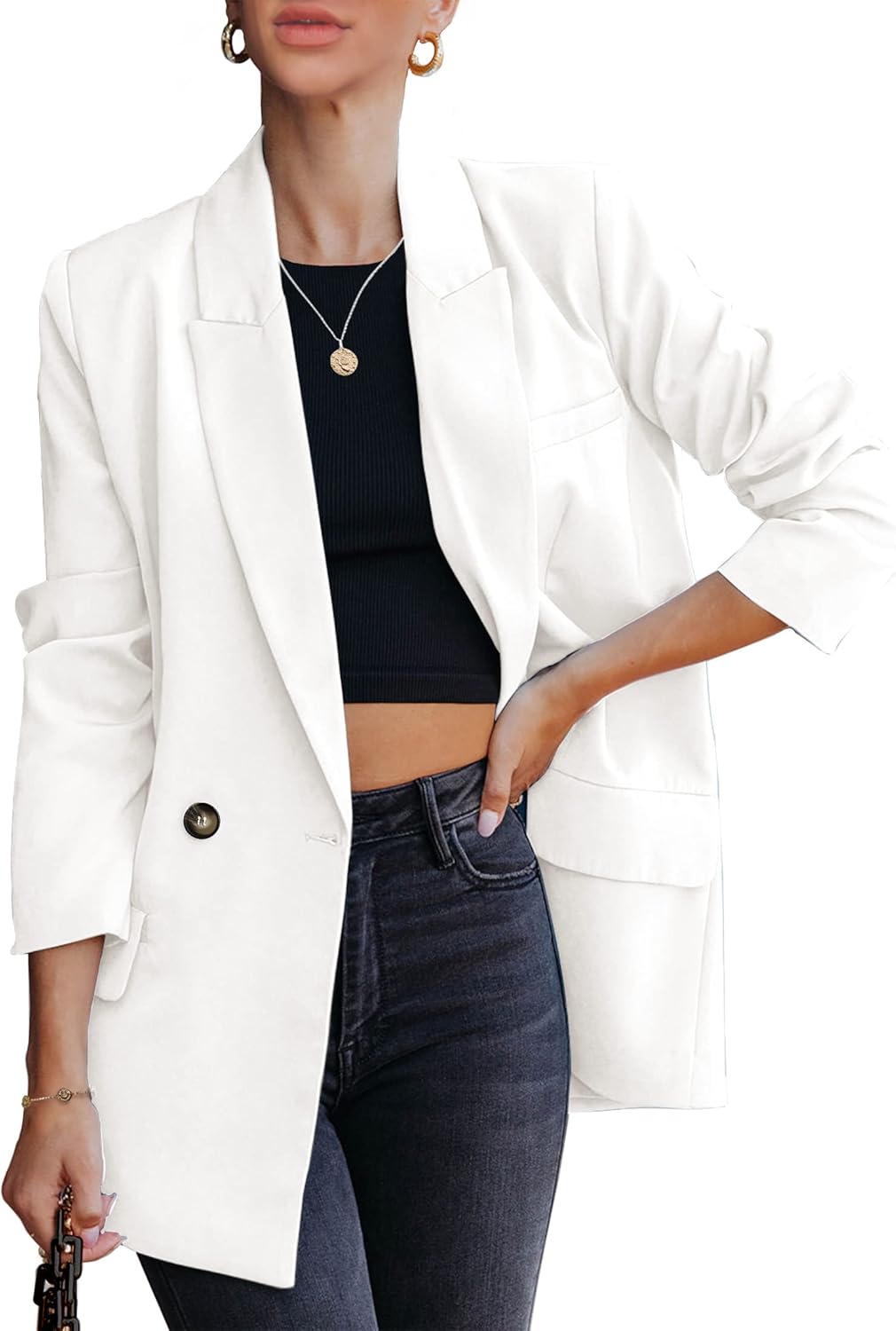 Luvamia Blazer Jackets for Women - Stylish Office Wear