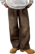 Unisex Y2K Vintage Baggy Wide Leg Denim Jeans for Trendy Style