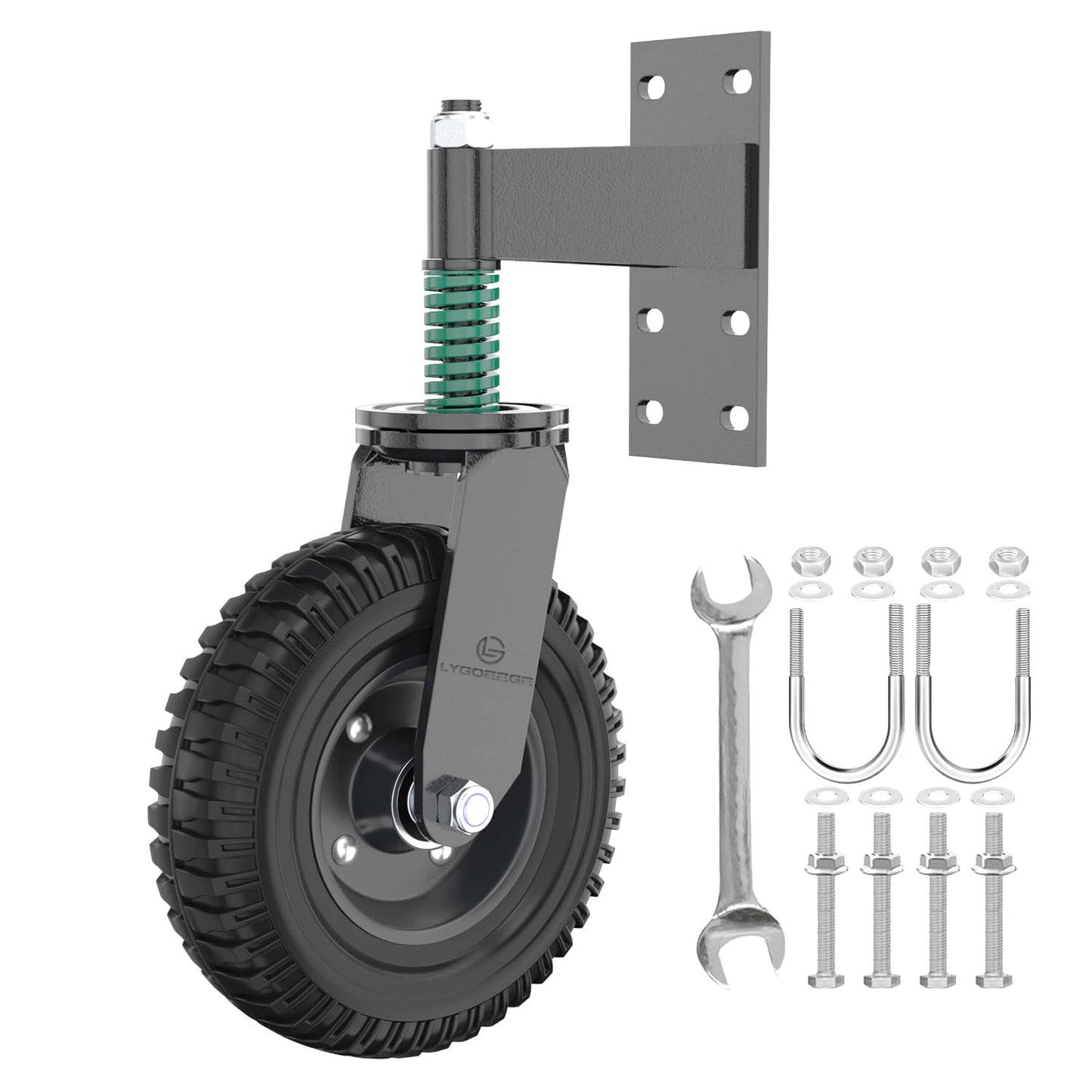 Heavy Duty Gate Wheel with 8 Inch Diameter for Metal Gates