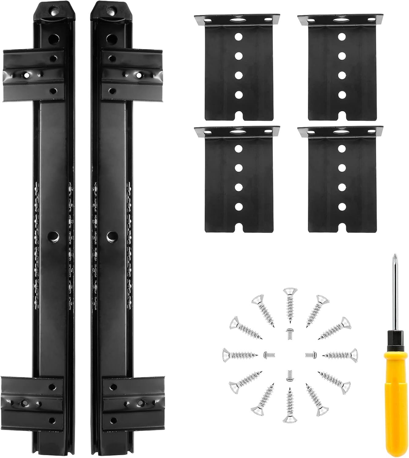 Smooth Glide: 14 Heavy-Duty Ball Bearing Keyboard Slides by Bonsicoky