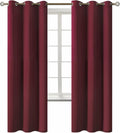 Blackout Curtains for Bedroom - Grommet Thermal Insulated Set (42 x 72