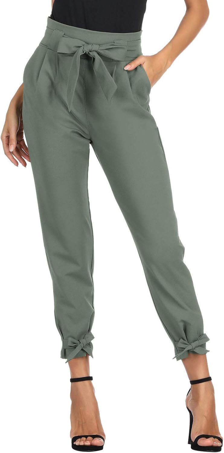 GRACE KARIN Womens Casual High Waist Pencil Pants with Pockets