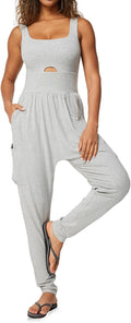 Casei Jumpsuits for Women Casual Summer Rompers - Breathable, Pocketed