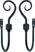 Curtain Holdbacks Scroll Hooks Metal Curtain Swag Hooks Heavy Duty