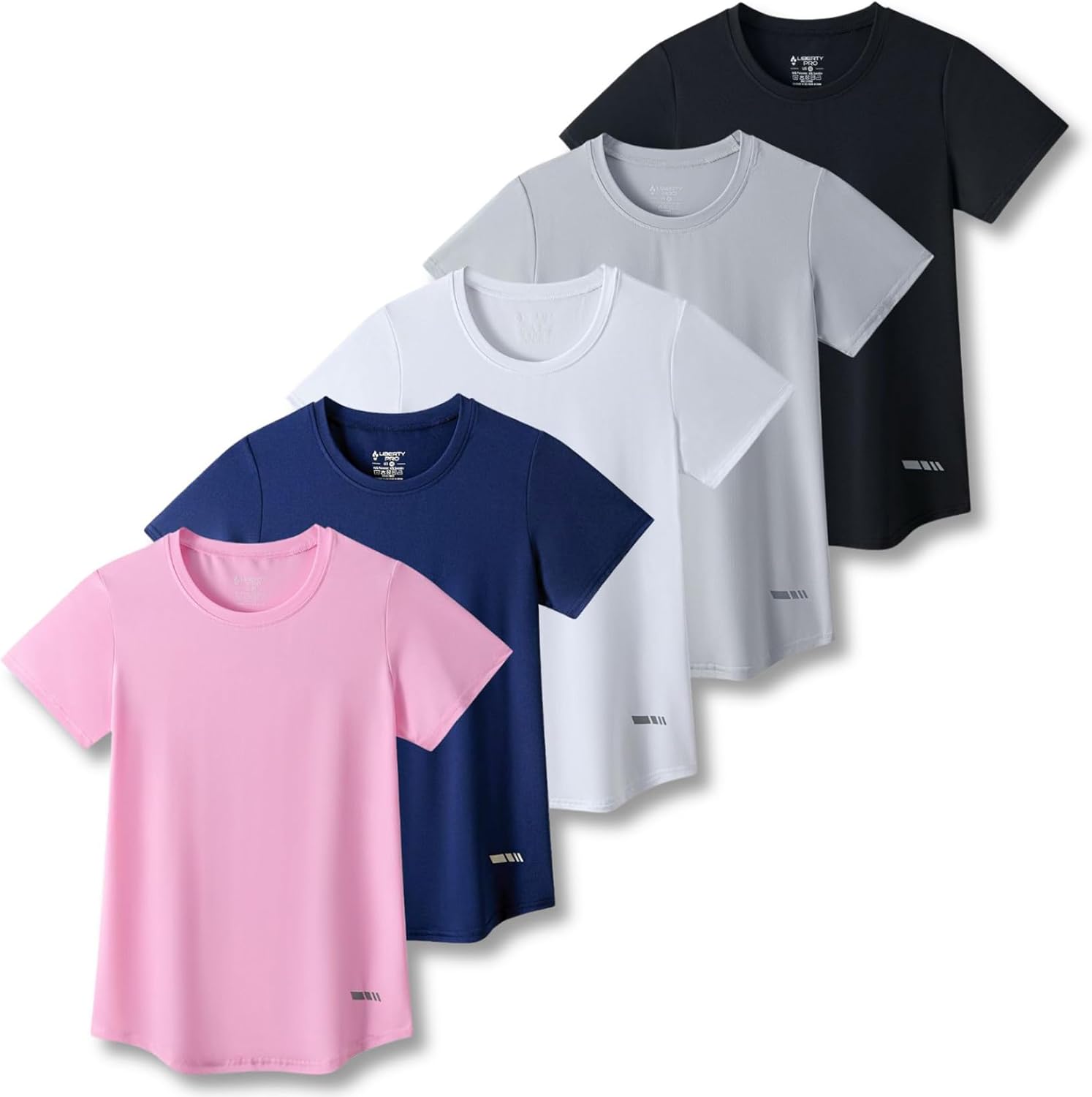 Women's Dry Fit Short Sleeve T Shirts for Gym Yoga Running
