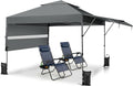 10x17.6 Ft Pop Up Canopy with Dual Awnings - Large Instant Outdoor