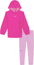 Baby Girls Terrazzo Leopard Heart Short Set - Soft UA Performance